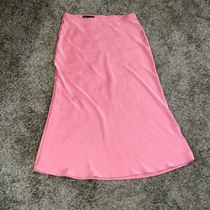 Zara Midi satin  skirt